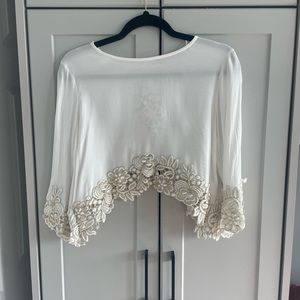 White blouse shirt